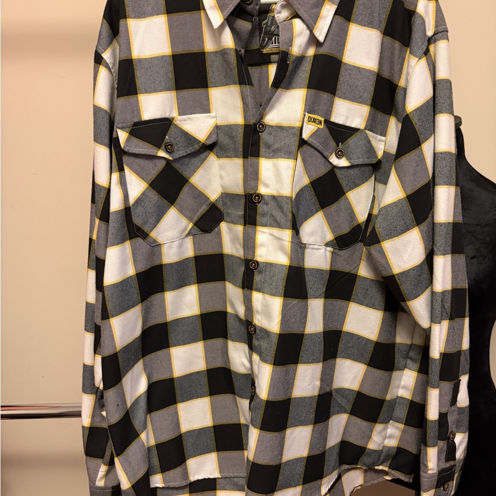Black and White Checkered Shirt